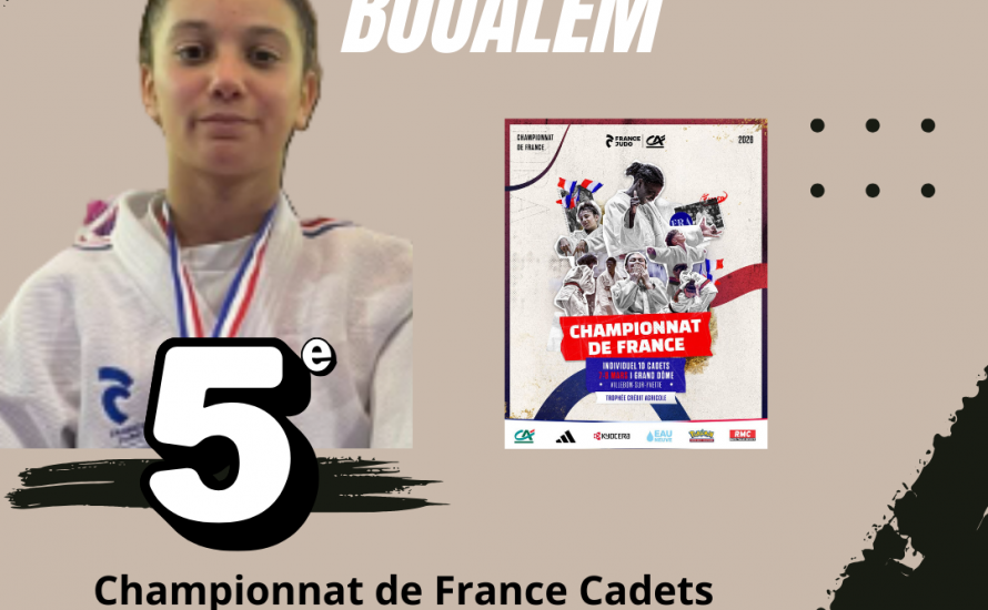 Résultats des championnats de France cadets/cadettes individuels 1ere division  du 7 & 8 mars 2026